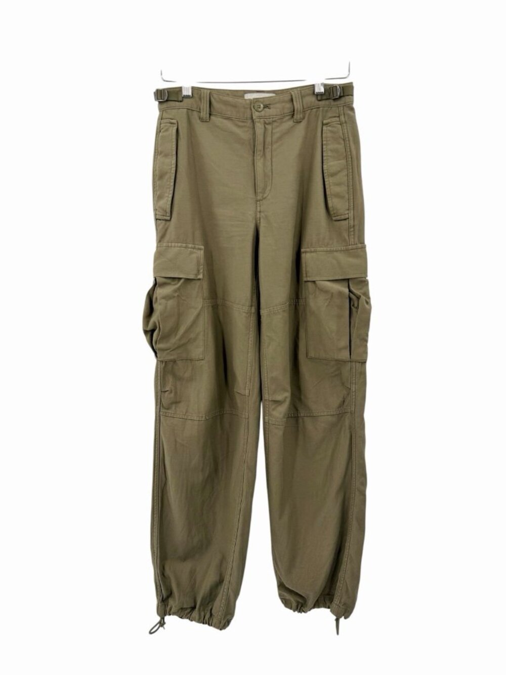 TNA ARITZIA Women's Army Green Cargo Military Style Joggers Size 2